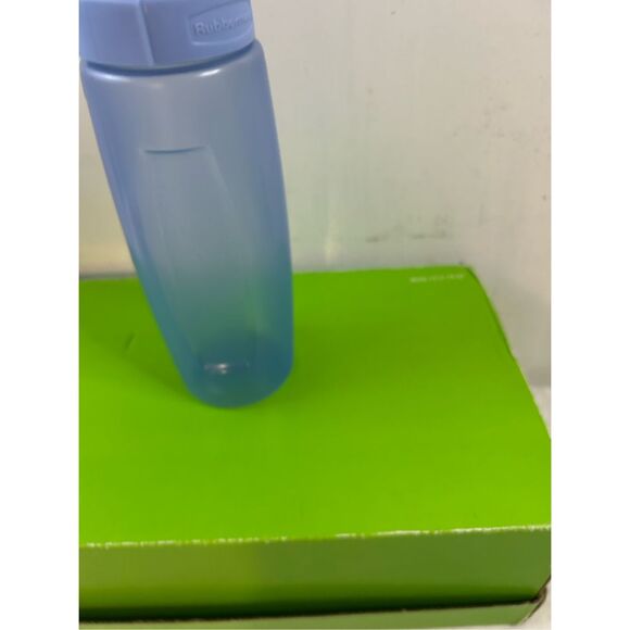 Rubbermaid blue water bottle 20 oz retired fliptop - Picture 3 of 5